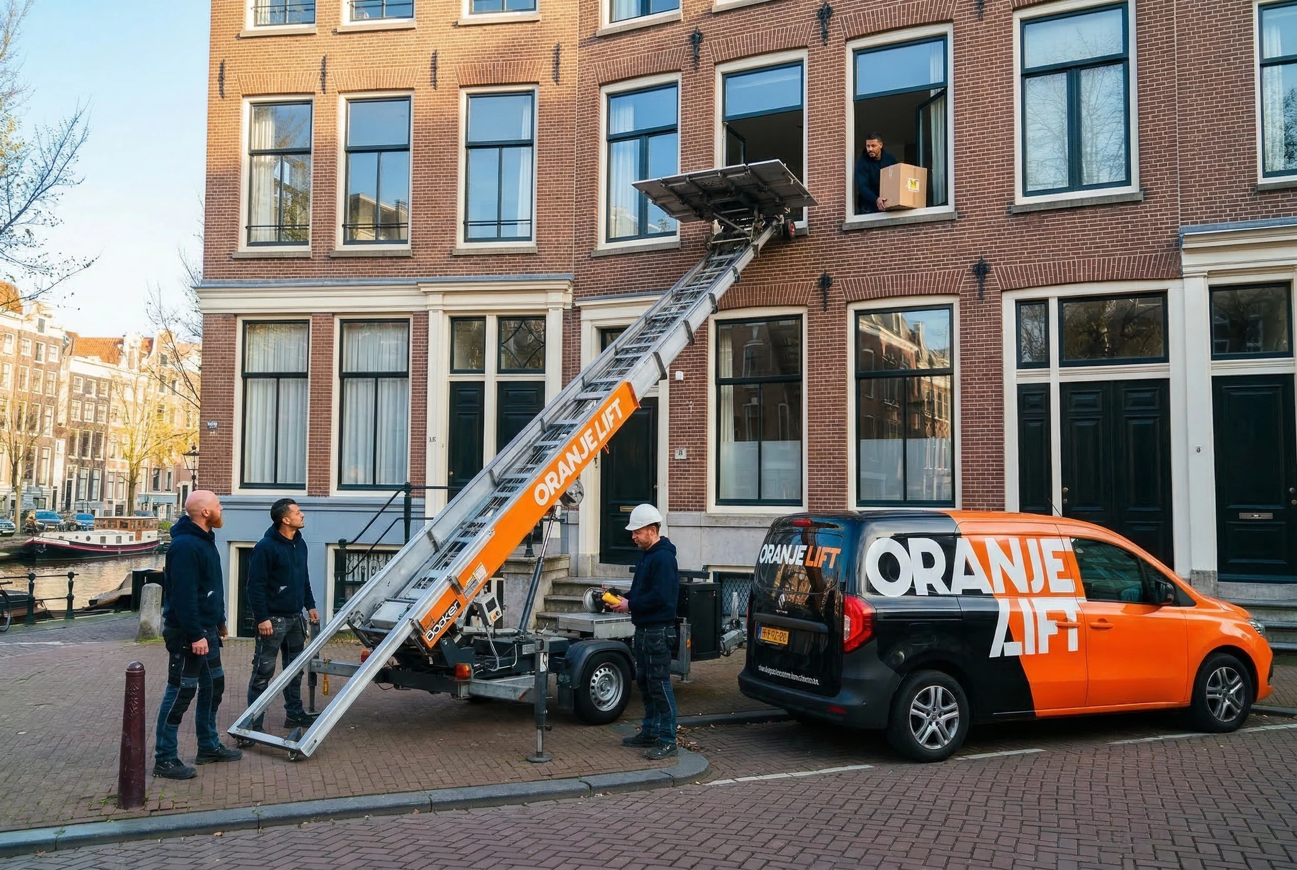 Professionele verhuislift bij appartement Rijswijk